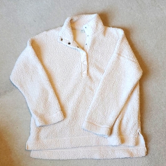 Aerie size Medium cream teddybear pullover - Picture 1 of 5
